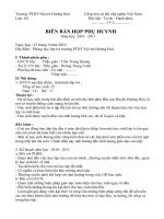 Biểu mẫu BBan hop Phu huynh