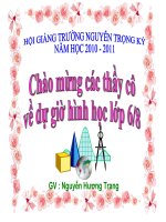 Tiet 11: Ve đoạn thẳng cho biết độ dài