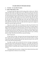 LÝ LUẬN CHUNG VỀ TÍN DỤNG DÀI HẠN