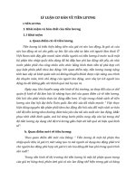 LÝ LUẬN CƠ BẢN VỀ TIỀN LƯƠNG