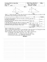 Đề kiểm tra hình học 9 _ Bài số 1