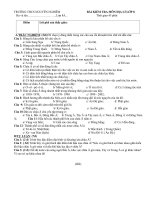 ĐỀ ĐỊA 8 TIẾT 8