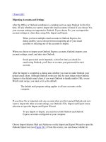 Migrating Accounts and Settings