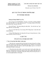 quy tac ung xu cua trường thcs động quan- lục yên- yên ấi