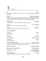 British English A to Z - past 11