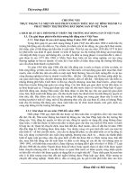 CHƯƠNG VIII: THỰC TRẠNG VÀ MỘT SỐ GIẢI PHÁP CƠ BẢN THÚC ĐẨY SỰ HÌNH THÀNH VÀ PHÁT TRI