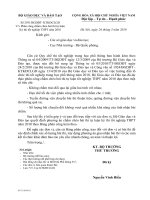 Dò nơi chấm bài thi tốt nghiệp 2010 theo tỉnh (tài liệu nội bộ, tuyệt mật)