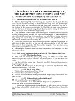 GIẢI PHÁP PHÁT TRIỂN KINH DOANH DỊCH VỤ THẺ TẠI NH TMCP CÔNG THƯƠNG VIỆT NAM