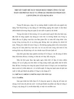 MỘT SỐ Ý KIẾN ĐỀ XUẤT NHẰM HOÀN THIỆN CÔNG TÁC KẾ TOÁN CHI PHÍ SẢN XUẤT VÀ TÍNH GIÁ THÀNH SẢN PHẨM XÂY LẮP Ở CÔNG TY XÂY DỰNG SỐ 4