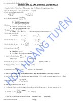 CHUYÊN ĐỀ:DÃY-CÂPSỐ CỘNG-CẤP SỐ NHÂN