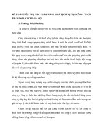 KẾ TOÁN TIÊU THỤ SẢN PHẨM HÀNG HOÁ DỊCH VỤ TẠI CÔNG TY CỔ PHẦN ĐẠI LÝ FORD HÀ NỘI