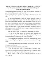 PHƯƠNG HƯỚNG VÀ GIẢI PHÁP CHỦ YẾU HUY ĐỘNG VÀ SỬ DỤNG VỐN TÍN DỤNG NGÂN HÀNG ĐỂ PHÁT TRIỂN KINH TẾ HỘ SẢN XUẤT Ở HUYỆN THANH TRÌ