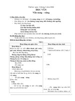 GIAO ÁN LỚP 1. CẢ NĂM. TẬP 4