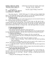 Hướng dẫn ôn tập kiểm tra HKI-10-11-THCS Chợ Lầu