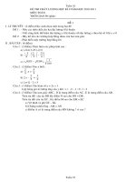 Đề KT chất lượng HK I toán 7