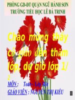 phép cộng trong phạm vi 5