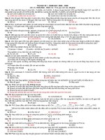 De thi thu HKI khoi 12