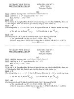 Đề toán 11 NC