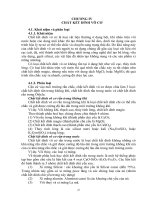 CHƯƠNG IV: CHẤT KẾT DÍNH VÔ CƠ