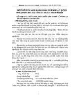 MỘT SỐ KIẾN NGHỊ NHẰM HOÀN THIỆN HOẠT   ĐỘNG MARKETING MIX TẠI CÔNG TY KHÁCH SẠN KIM LIÊN