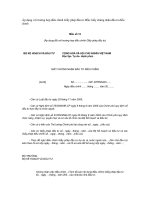 Áp dụng với trường hợp điều chỉnh Giấy phép đầu tư