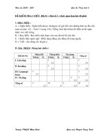 E 6 Test 3 (HKII có ma trận - Đáp án)