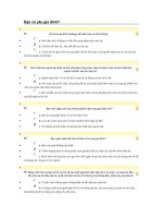 BẠN CÓ YÊU GIA ĐÌNH?