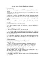 Thủ tục Thi tuyển thiết kế kiến trúc công trình