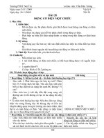 Tiết 30: Động cơ điện một chiều