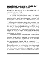 THựC TRạNG HOạT ĐộNG KINH DOANH DịCH Vụ GIAO NHậN HàNG HóA QUốC Tế TạI CHI NHáNH CÔNG TY KHO VậN MIềN NAM - SOTRANS Hà NộI