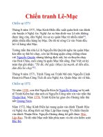 Chiến tranh Lê - Mạc 4