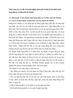 Thực trạng cho vay đối với doanh nghiệp ngoài quốc doanh tại chi nhánh ngân hàng Đầu tư và Phát triển Hà Thành