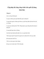 Cấp phép thi công công trình trên quốc lộ đang khai thác