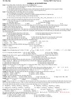 Ôn tập 11 các chương