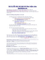 SU LY LOI KHI TAI BAI TAI THU VIEN BACH KIM