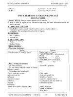 GIÁO ÁN 9 - TUẦN 12 THEO PPCT MỚI NHẤT TỈNH THÁI BÌNH