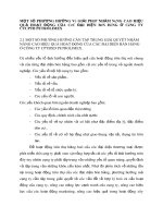 MỘT SỐ PHƯƠNG HƯỚNG VÀ GIẢI PHÁP NHẰM NÂNG CAO HIỆU QUẢ HOẠT ĐỘNG CỦA CÁC ĐẠI DIỆN BÁN HÀNG Ở CÔNG TY CTCPTB PETROLIMEX