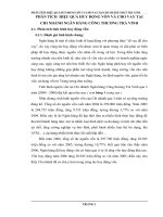 PHÂN TÍCH  HIỆU QUẢ HUY ĐỘNG VỐN VÀ CHO VAY TẠI  CHI NHÁNH NGÂN HÀNG CÔNG THƯƠNG TRÀ VINH