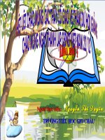 NGUYEN NHAN LAM NUOC BI O NHIEM