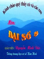 Liên hệ giữa thứ tự và phép cộng