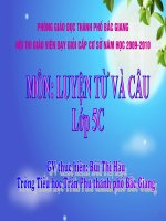 mở rộng vốn từ truyền thống