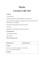 Tập đọc 2 - VĂN HAY CHỮ TỐT