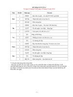 Giáo án Mẫu giáo - Tuần 4 CT 26 tuần