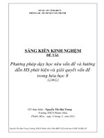 phuong phap day mon hoa hoc 8