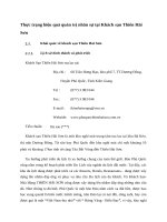 Thực trạng hiệu quả quản trị nhân sự tại Khách sạn Thiên Hải Sơn