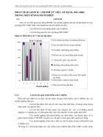 PHÂN TÍCH LỢI ÍCH - CHI PHÍ TỪ VIỆC ÁP DỤNG ISO 14001 TRONG MỘT SỐ DOANH NGHIỆP