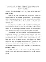 GIẢI PHÁP HOÀN THIỆN CHIẾN LƯỢC Ở CÔNG TY CỔ PHẦN VINAPOL