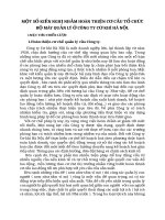 MỘT SỐ KIẾN NGHỊ NHẰM HOÀN THIỆN CƠ CẤU TỔ CHỨC BỘ MÁY QUẢN LÝ Ở CÔNG TY CƠ KHÍ HÀ NỘI