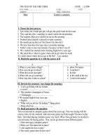 DE KIEM TRA HOC KY I ANH 9 (chan-le)