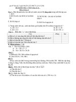 BÀI KIỂM TRA 1 TIẾT SỐ HỌC 6